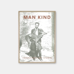 Copenhagen Art Studio - Man Kind - gr� poster