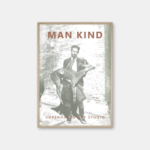 Copenhagen Art Studio - Man Kind - gr� poster