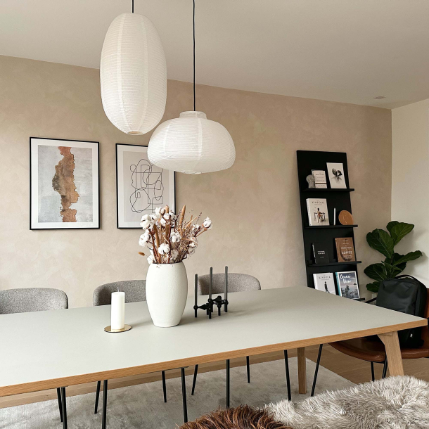 Domusnord Room Linoleum's Large Dining Table in Oak 230 x 90 cm in 19 colors