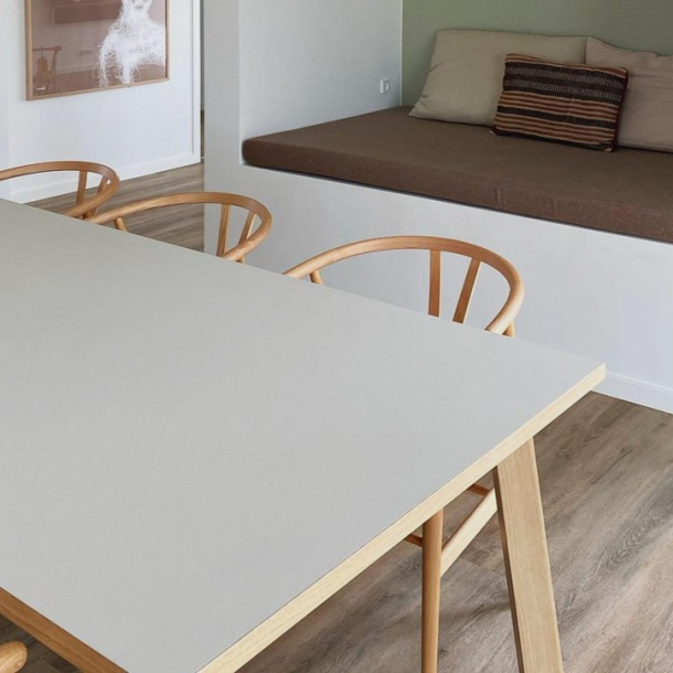 Domusnord Room Linoleum's Large Dining Table in Oak 300 x 100 cm in 19 colors