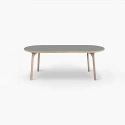 Domusnord Room Oval Dining Table 180 x 110 cm in 19 colors