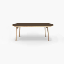 Domusnord Room Oval Dining Table 180 x 110 cm in 19 colors