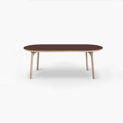 Domusnord Room Oval Dining Table 180 x 110 cm in 19 colors