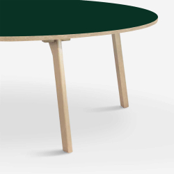 Domusnord Room Oval Dining Table 240 x 110 cm in 19 colors