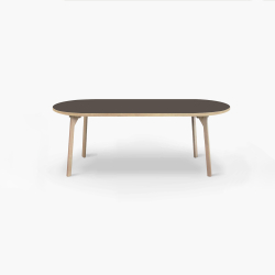 Domusnord Room Oval Dining Table 180 x 110 cm in 19 colors