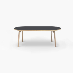 Domusnord Room Oval Dining Table 180 x 110 cm in 19 colors