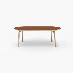 Domusnord Room Oval Dining Table 180 x 110 cm in 19 colors