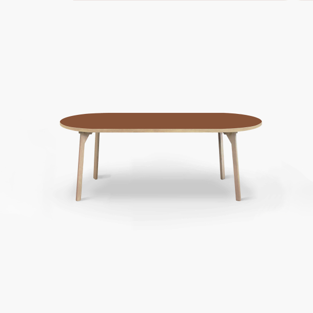 Domusnord Room Oval Dining Table 180 x 110 cm in 19 colors