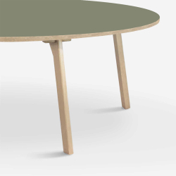 Domusnord Room Oval Dining Table 240 x 110 cm in 19 colors