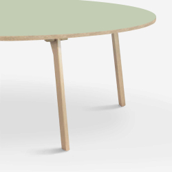 Domusnord Room Oval Dining Table 180 x 110 cm in 19 colors