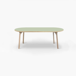 Domusnord Room Oval Dining Table 180 x 110 cm in 19 colors