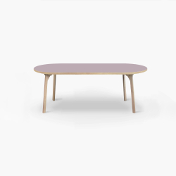 Domusnord Room Oval Dining Table 180 x 110 cm in 19 colors