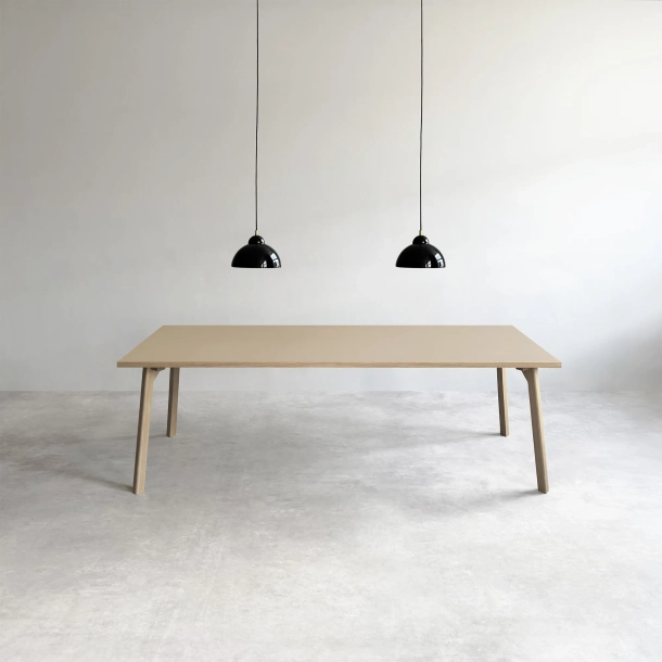 Domusnord Room Linoleum Dining Table in Oak 200 x 90 cm in 19 colors