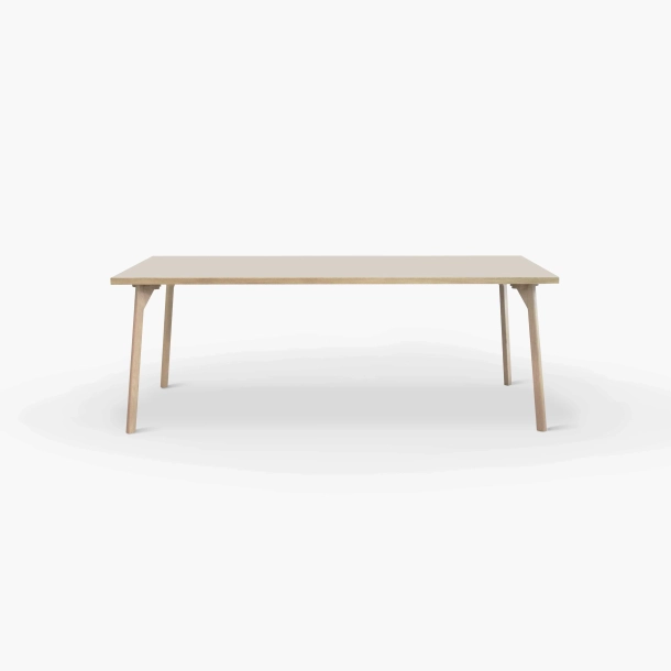 Domusnord Room Linoleums Desk and dining table in Oak 160 x 80 cm in 19 colors