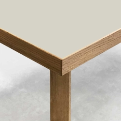 Domusnord Room Linoleums Desk and dining table in Oak 160 x 80 cm in 19 colors