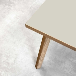 Domusnord Room Linoleums Desk and dining table in Oak 160 x 80 cm in 19 colors