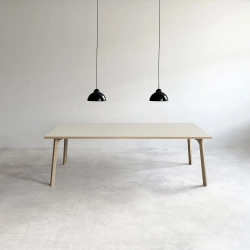 Domusnord Room Linoleums Desk and dining table in Oak 160 x 80 cm in 19 colors