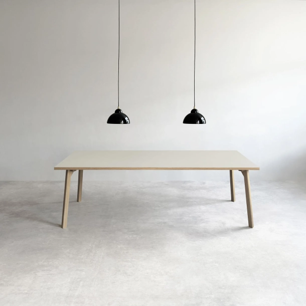 Domusnord Room Linoleums Desk and dining table in Oak 160 x 80 cm in 19 colors