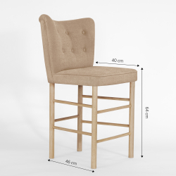 Domusnord Take a Break Barstol - Camel Brown - brun