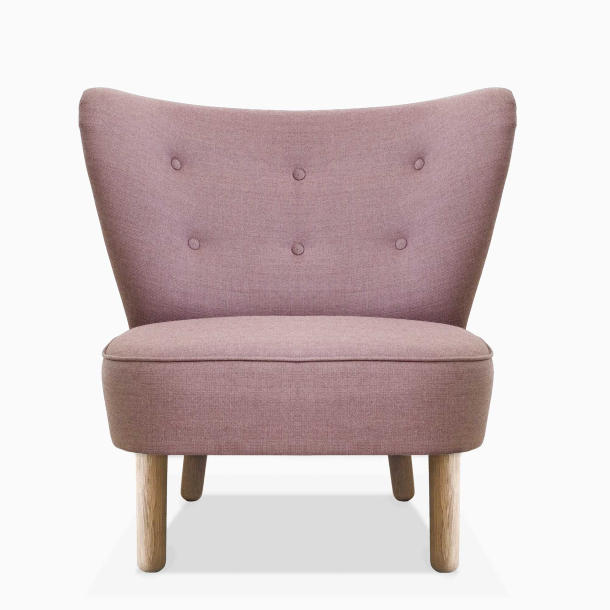 Domusnord Take a Break Lounge Sessel  Dusty Rose  Rosa Grau