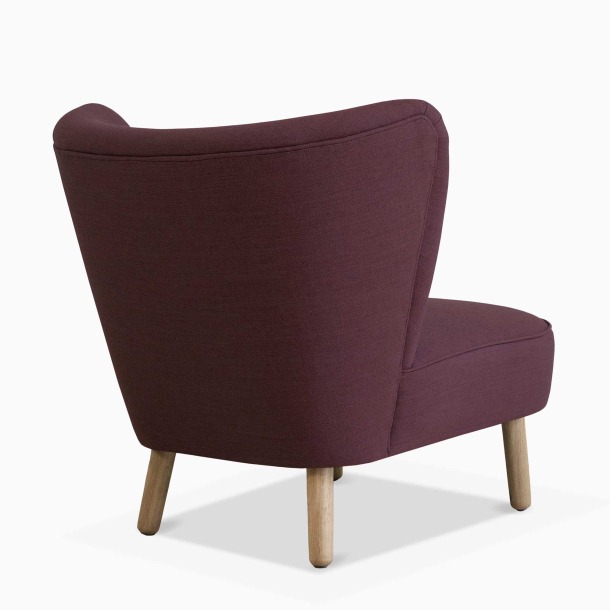 Domusnord Take a Break Loungestoel  Dark Heather  Bordeauxrood