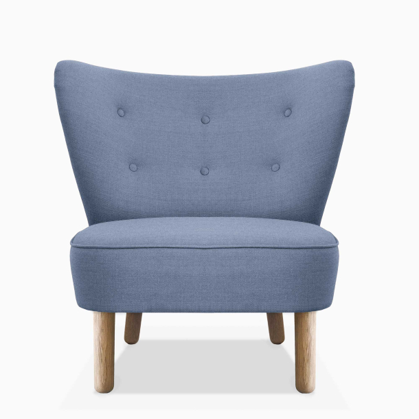 Domusnord Take a Break Lounge Sessel  Powder Blue  Blaugrau