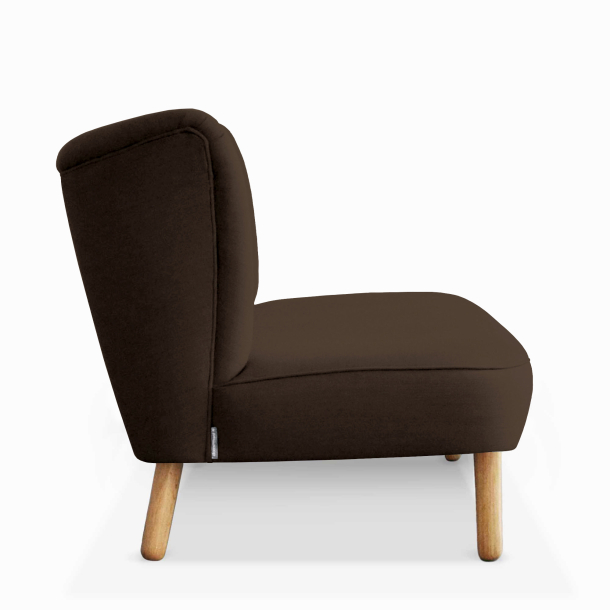 Domusnord Take a Break stor to personers lounge sofa - Chocolate Brown - brun