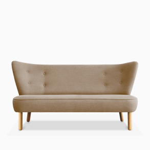 Domusnord Take a Break stor to personers lounge sofa - Camel Brown - lys brun