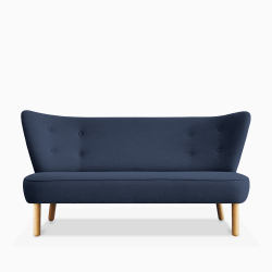 Domusnord Take a Break stor to personers lounge sofa - Royal Blue - bl