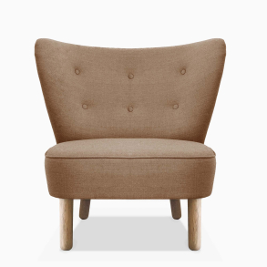 Domusnord Take a Break Loungestoel  Camel Brown  Lichtbruin