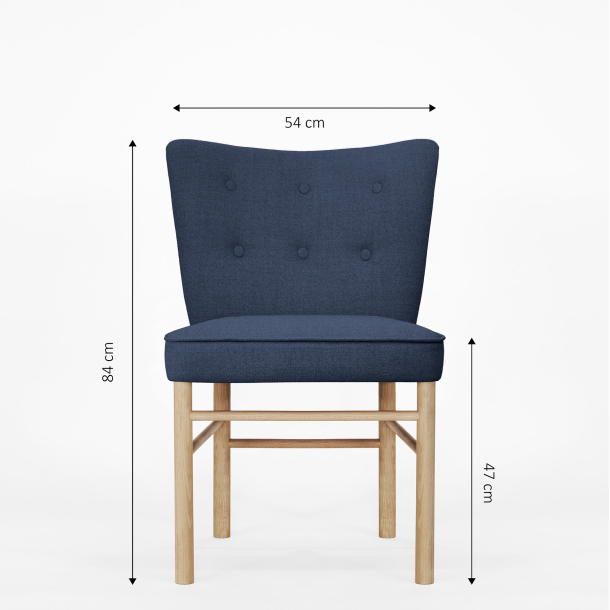Domusnord Take a Break Dining Chair - Royal Blue - blue