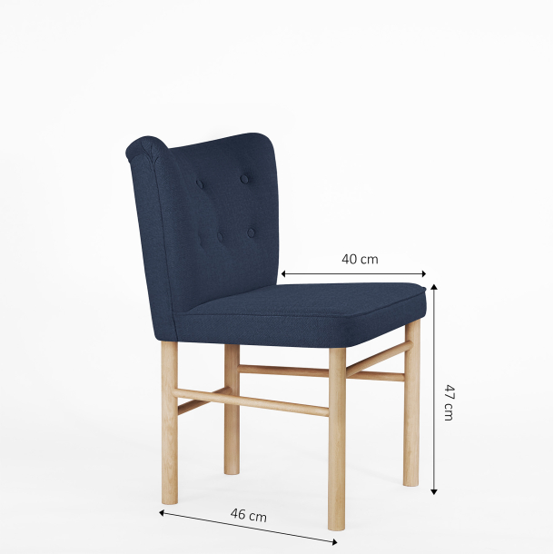 Domusnord Take a Break Dining Chair - Royal Blue - blue