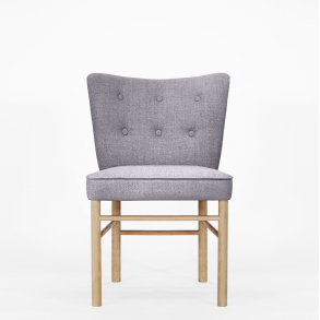 Domusnord Take a Break Spisebordsstol eg - Misty Grey - lys gr