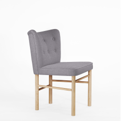 Domusnord Take a Break Spisebordsstol eg - Misty Grey - lys gr