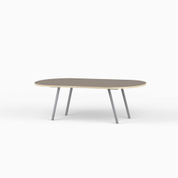 Domusnord LV Lounge Table with linoleum and plywood birch - Medium