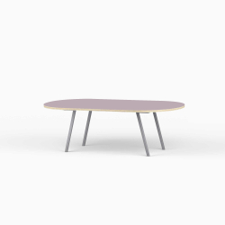 Domusnord LV Lounge Table with linoleum and plywood birch - Medium