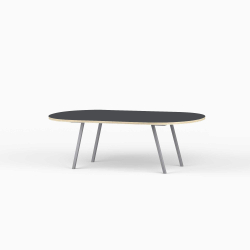 Domusnord LV Lounge Table with linoleum and plywood birch - Medium