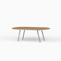 Domusnord LV Lounge Table with linoleum and plywood birch - Medium