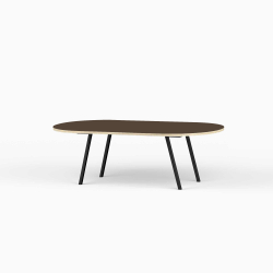 Domusnord LV Lounge Table with linoleum and plywood birch - Medium