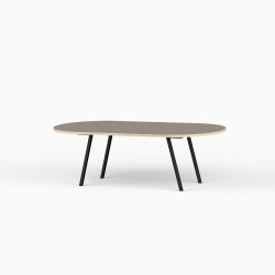 Domusnord LV Lounge Table with linoleum and plywood birch - Medium