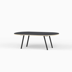 Domusnord LV Lounge Table with linoleum and plywood birch - Medium