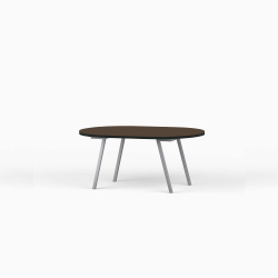 Domusnord LV Lounge Table  sofabord med linoleum og sort kant  small