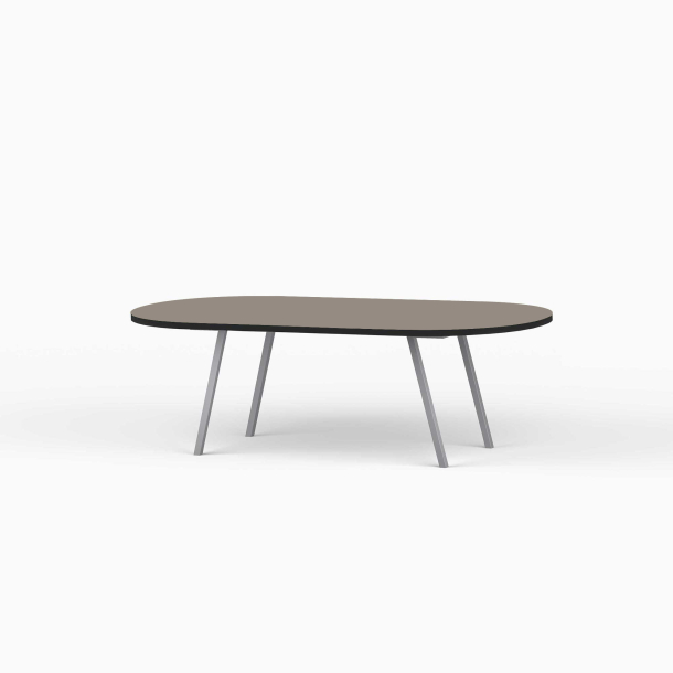 Domusnord LV Lounge Table  sofabord med linoleum og sort kant  medium