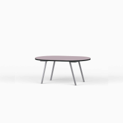 Domusnord LV Lounge Table  sofabord med linoleum og sort kant  small