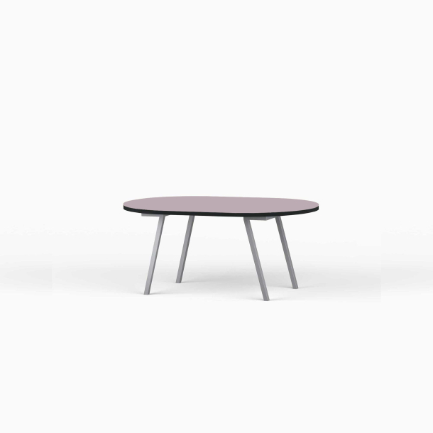 Domusnord LV Lounge Table  sofabord med linoleum og sort kant  small