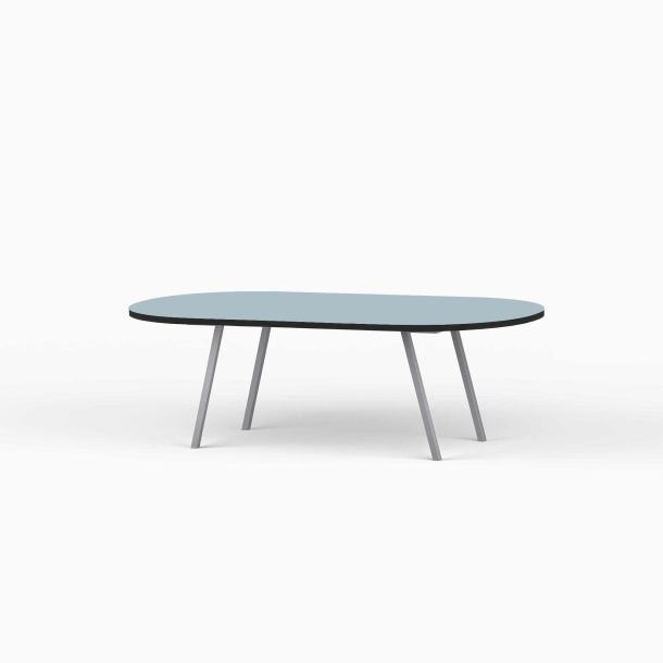 Domusnord LV Lounge Table  sofabord med linoleum og sort kant  medium