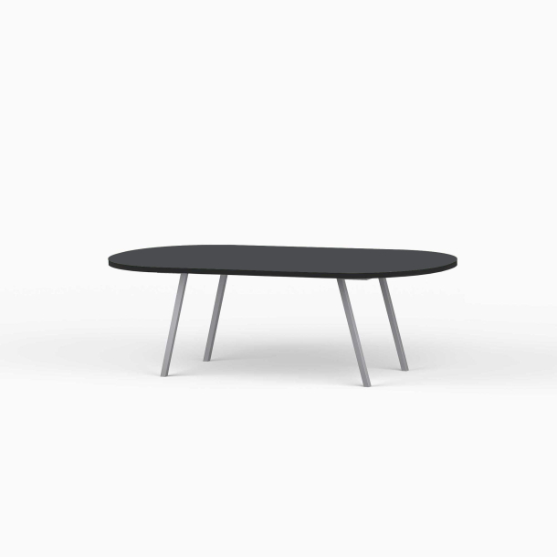 Domusnord LV Lounge Table  sofabord med linoleum og sort kant  medium