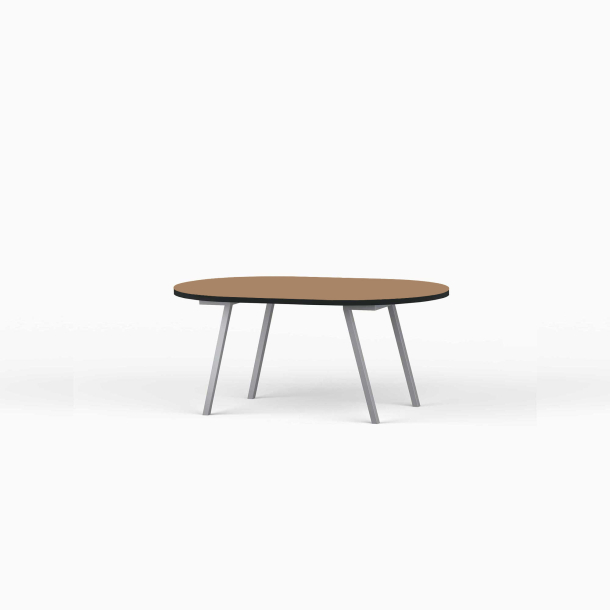 Domusnord LV Lounge Table  sofabord med linoleum og sort kant  small