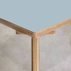 Domusnord Studio Bnk Birkekrydsfiner med Linoleum - 70 cm - 19 farver