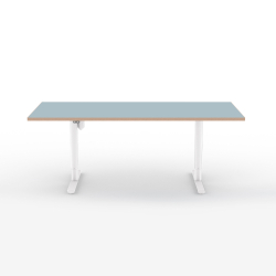 Domusnord Hve Snkebord Room Linoleum Eg kant 160 x 80 cm i 19 farver